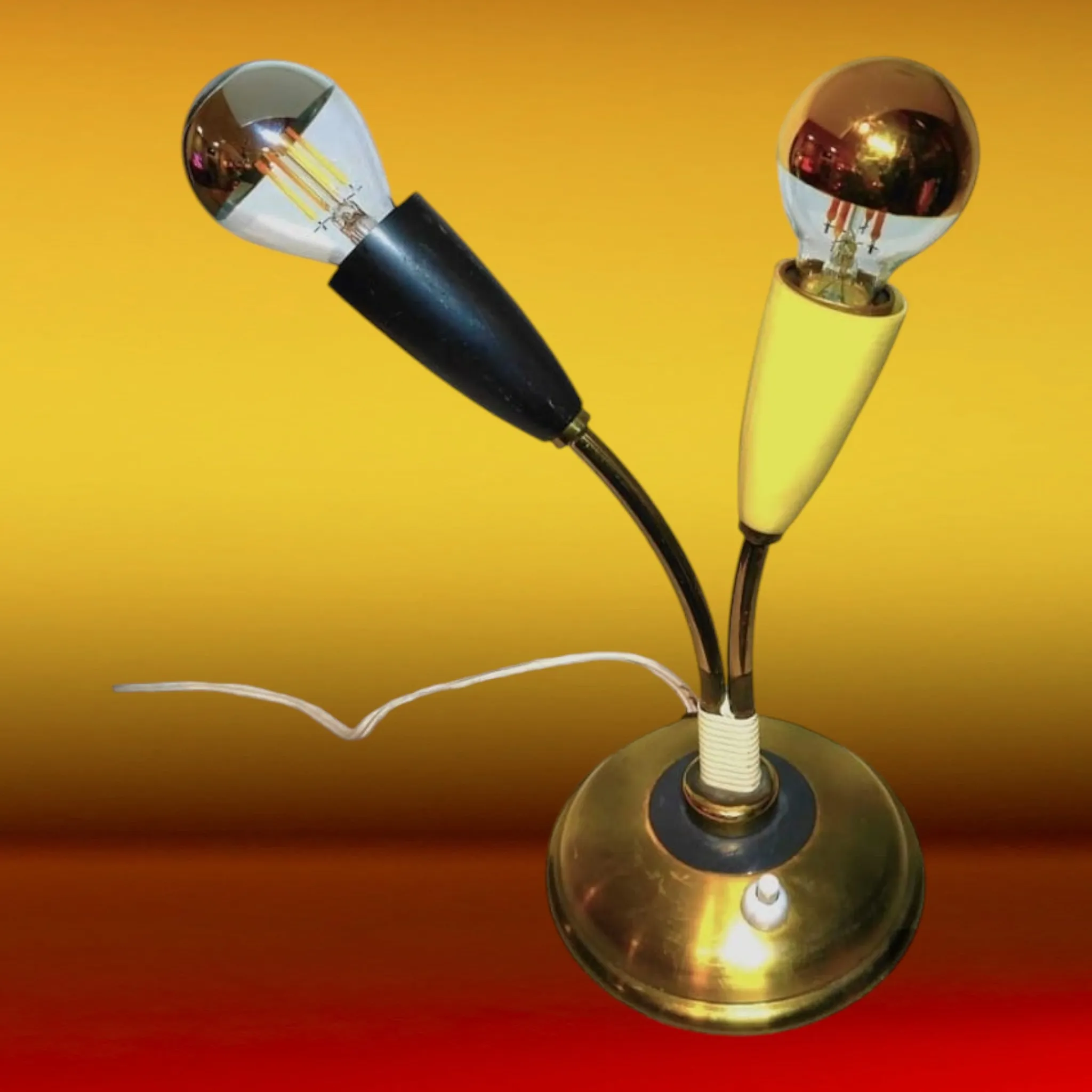 Lampa Rockabilly, vintage,space age, lata 50.